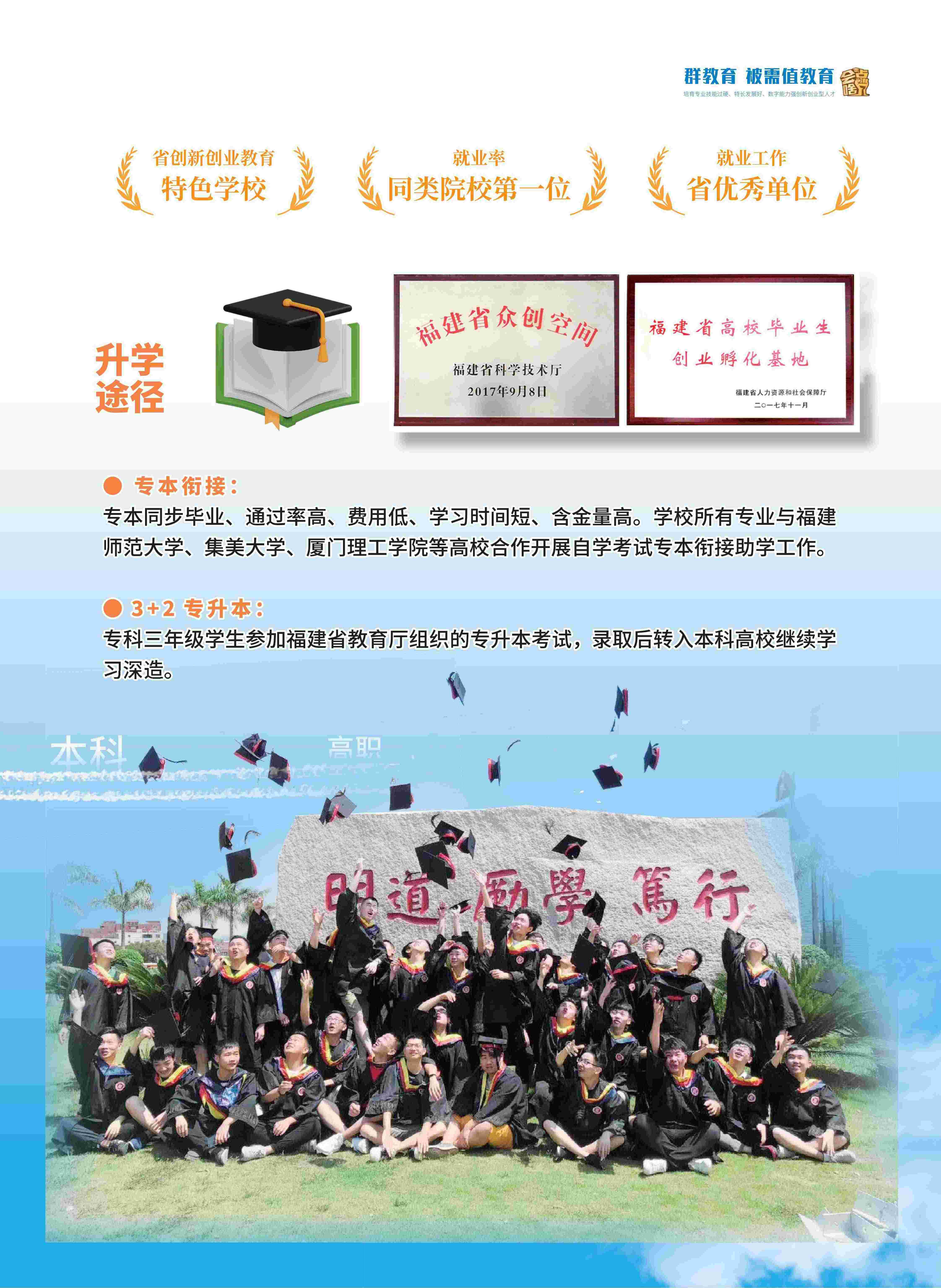 泉州轻工职业学院2025年招生简章